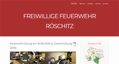 Desktop Screenshot of ff-roeschitz.com