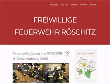 Tablet Screenshot of ff-roeschitz.com